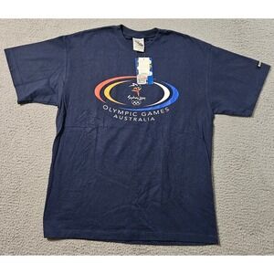 Vintage Sydney 2000 Olympic Games Australia ISC T-Shirt New With Tags Size Large